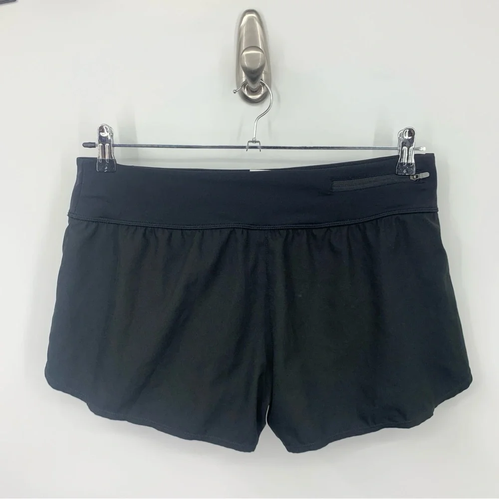 Nike Women Size Large Shorts‎ Black Athletic Running Swim Bottoms Board Liner